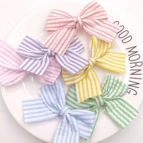 15pcs/lot colorful bow DIY Tie Shaped Appliques for Craft Clothes Sewing Supplies DIY Hair Clip Accessories