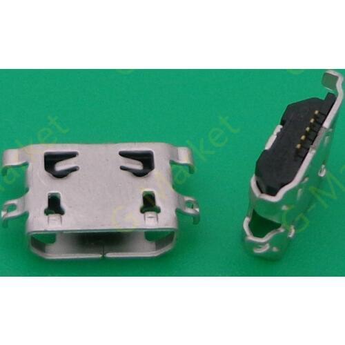 2pcs Brand New Micro USB connector For Elephone P8 Max MTK6750T For Wiko View 2 mini usb charging port socket jack
