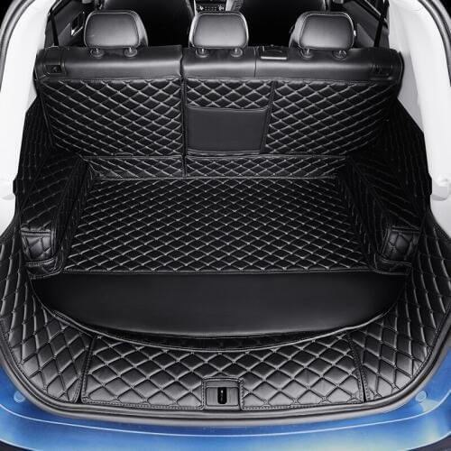 3D Full Covered Waterproof Boot Carpets Durable Custom Car Trunk Mats for Porsche Panamera 911 718 Boxter Cayman Macan Cayenne