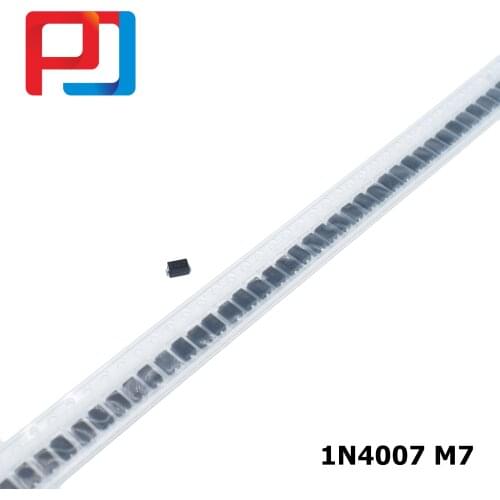 100pcs/lot SMD 1N4007 4007 Rectifier Diode 1A 700V M7