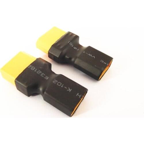 2PCS No Wires XT60 Male to XT90 XT-90 Female Connector Converter Adaptor