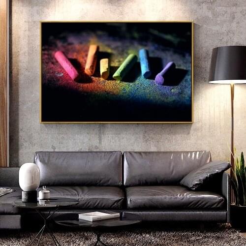 Artcozy Oil Canvas Painting crayons_colorful_paint For Home Decoration Wall Art