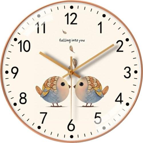 Modern Design Large Wall Clock 10 Inch Quartz Clocks Round Fashion Silent Watches Living Room Home Decor Horloge for Classroom