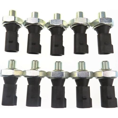 SCJYRXS Qty10 Oil Pressure Sensor Sensing Plug 038 919 081H for A2 A3 A4 A5 2.0T 1.8T Passat Caddy Golf Polo Bora 038919081H