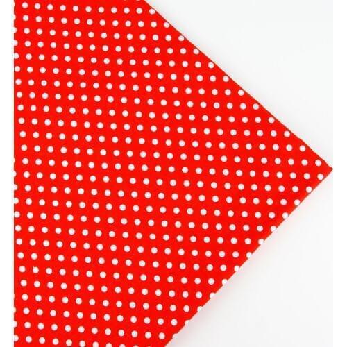 158cm x half meter red dot cotton fabric bundle DIY handmade home textiles Art Gallery patchwork crafts fabrics