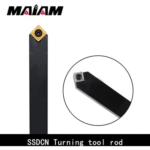 CNC tool bar 45 degree external turning tool SSDCN1212 SSDCN1616 SSDCN2020 H09 K09 K12 M12 instrument lathe tool For SCMT Insert