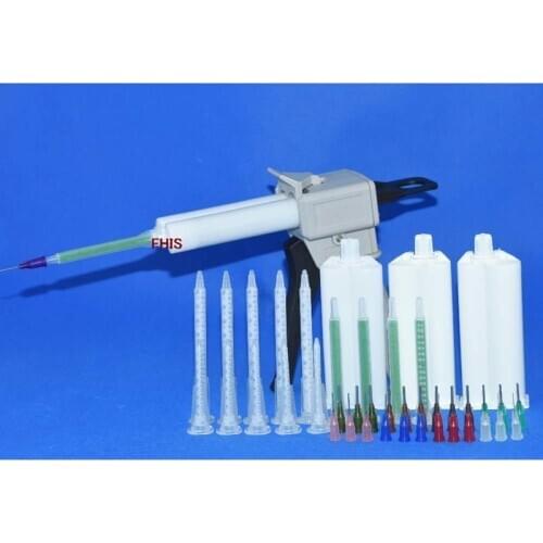 50ml AB Glue Cartridge 2:1 1:1 Manual Dispense Gun with Cartridge Combinations