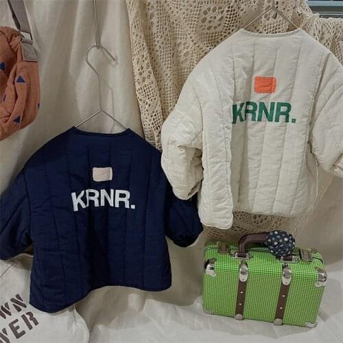 Outerwear Coat Parkas O-neck Collar Single Breasted Solid Regular Cotton New Fashion Simple Cute Spring Autumn Winter Unisex