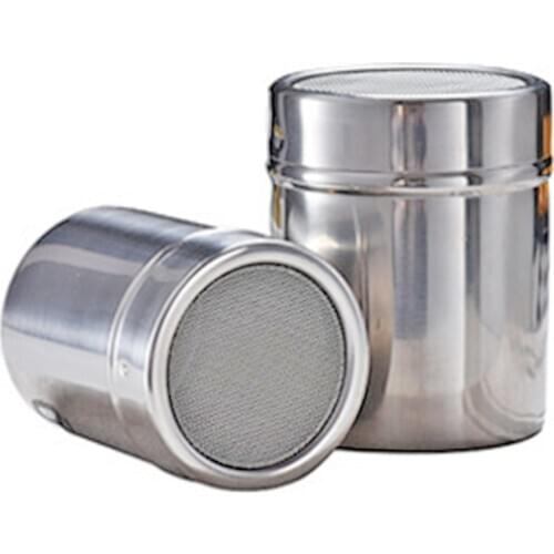 Chocolate Sugar Mesh Can Bottle Multifunction Stainless Steel Practical Seasoning Powder Duster Lot Visual Proof Mesh