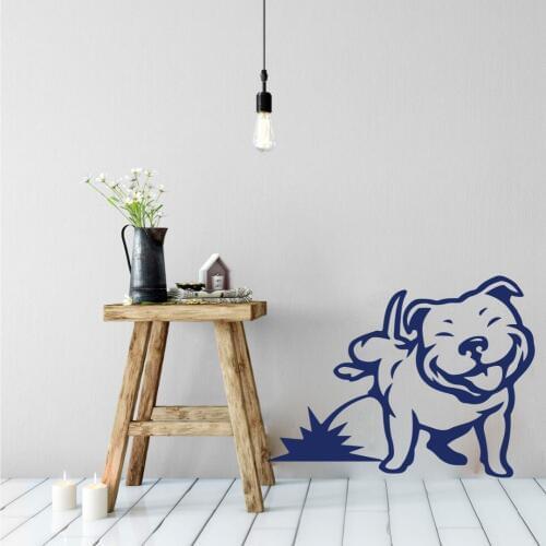 Pee Dog Wall Sticker Bedroom Living Room Puppy Pet Piss Dog Animal Wall Decal Baby Nursery Kids Room Vinyl Home Decor Play Room