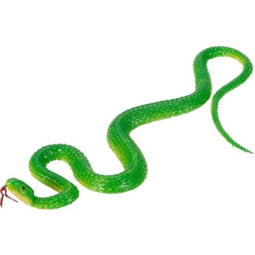 NEW Simulation Black Rubber Snake Fake Snake Garden Props Tricky Funny Toys for Kids 3 Colors