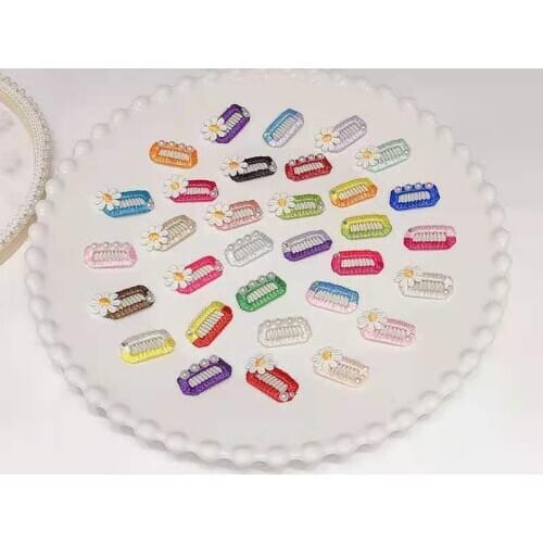 2020 New Small Dog Hair Clips Cat Grooming Supplies Pet Dogs Hairpin Pet Grooming Handmade Hair Clip 2.3cm 2.8cm 3.2cm