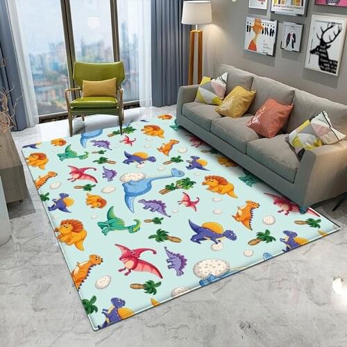 Animal For Baby Play Rectangular Carpet in the childrens room Non-slip Simplicity Good Quality Rug Childrens Flannel Carpet