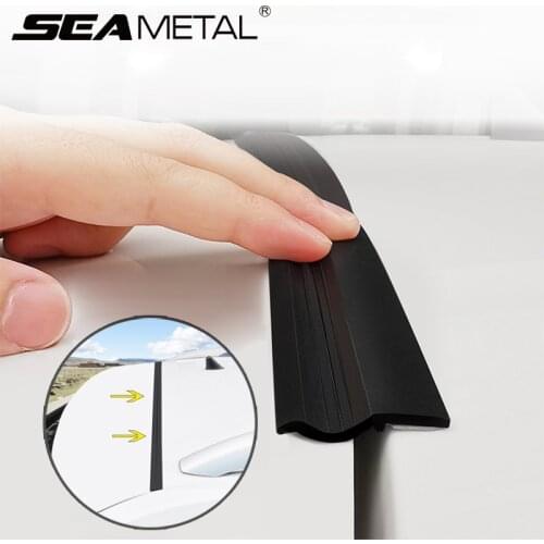 Car Rubber Seal Strip Car Trunk Lid Gap Seal Strip For SUV Hatchback Upper Edge Dustproof Soundproof Sealant Automotive Goods