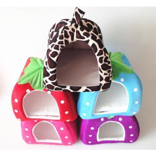 S-XXL Pet Dog Bed Warm Soft Houses High Quality Pet Dog Cat Rabbit Beds Colored Cushion Basket Kennels Per House