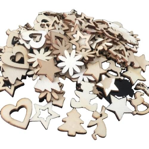 SKYJY Wooden Christmas Decorations