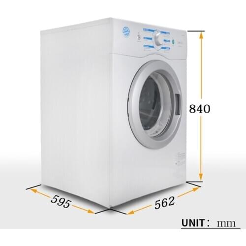 110V Marine clothes dryer new drum 6KG full automatic dryer household clothes dryer multifunctional large capacity