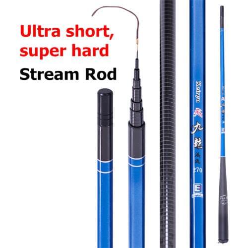 High Carbon Material Ultra short section Mini Stream fishing rod Telescopic Superfine Carp Fishing Rod Super Hard Fishing Pole