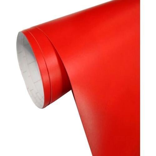 Vehicle Wrap Vinyl Film Sticker Air/bubble Free Self adhesive red