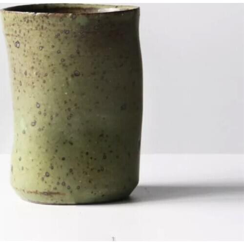 Japanese Coarse Pottery Vintage Creative Coffee Milk Mug Retro Water Tea Cup Simple Handmade Couple Juice Cup Office Drinkware