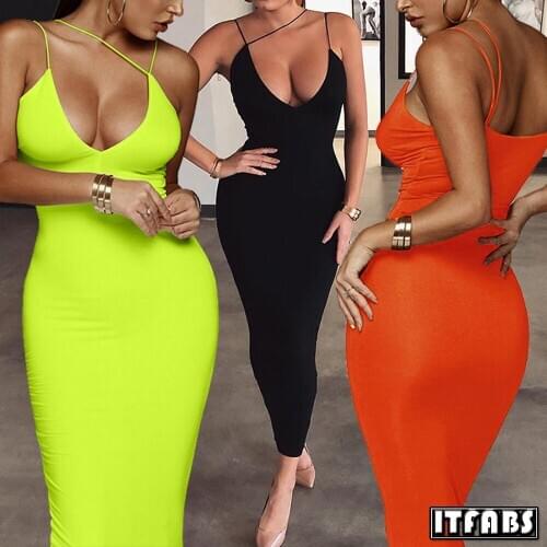 Women Ladies Solid Sexy Skinny Slim Bodycon Sleeveless Hollow Out Summer Clubwear Party Long Maxi Dress