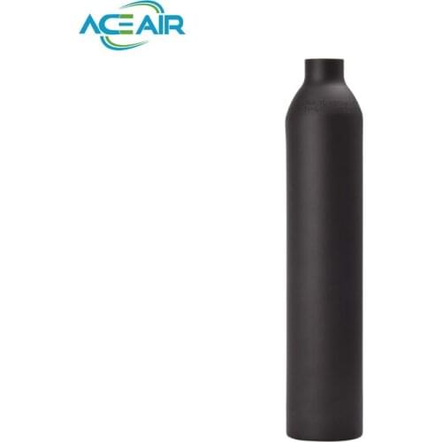 0.45 L Air Tank 4500PSI PCP Paintball Tank Aluminious Alloy HPA Cylinder Black M18*1.5 Thread