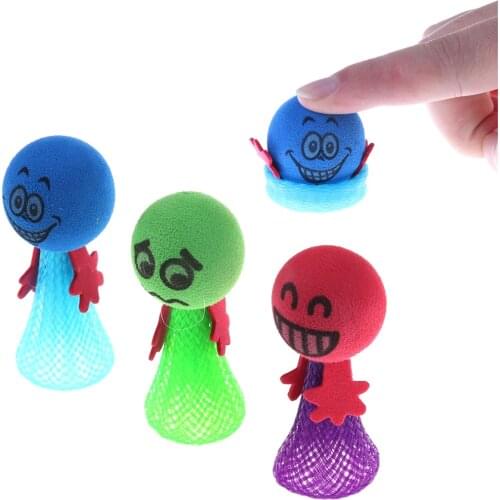 1pcs Color Randomly Kids Funny Bounce toy Shock Joke Shocking Gadget Prank Toy Trick For Kids Gifts Practical Jokes