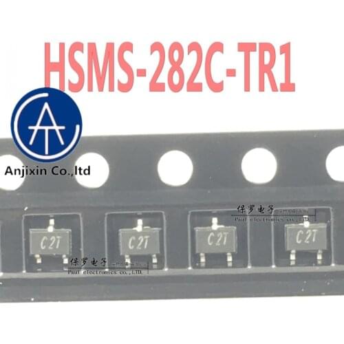 10pcs 100% orginal and new Schottky barrier diode HSMS-282C-TR1 silk screen C2 SOT-323 patch real stock