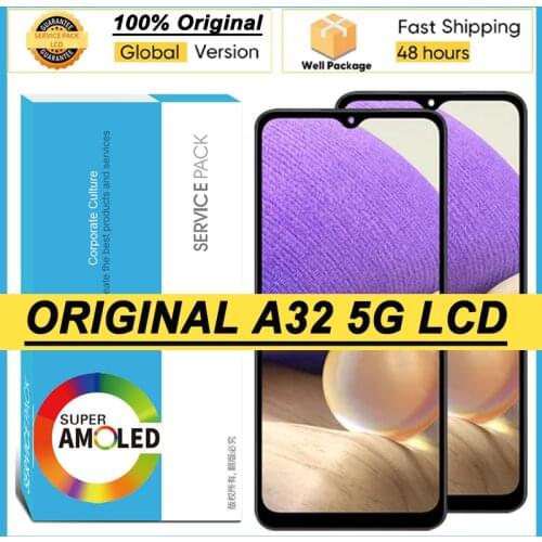 10PCS/LOT Original 6.5'' AMOLED Display for Samsung Galaxy A32 5G A326 SM-A326B LCD Touch Screen Digitizer Assembly Repair Parts