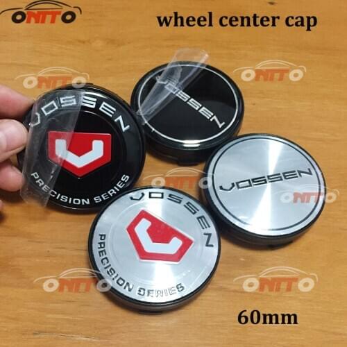 100pcs/lot vossen Car logo Badge Emblem Wheel hub Caps accessories Car Styling Modified Auto wheel center covers