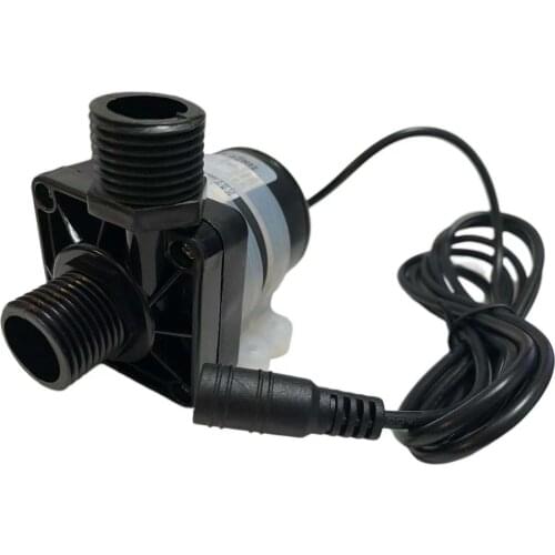 DC 12V Solar Hot Water Heater Circulation Pump 700 L/H Low Noise Food Grade Plastic Homebrew Pump