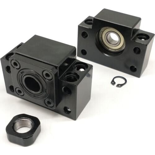 BK BF Set: BK10 BF10 BK12 BF12 BK15 BF15 BK17 BF17 BK20 BF20 for SFU1204 SFU1605 SFU2005 SFU2505 BallScrew End Support CNC parts