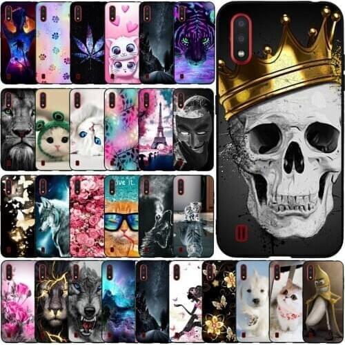 Phone Case For Samsung Galaxy A01 2020 Case Silicone Soft TPU Back Cover For Samsung A01 2020 A015F Case Cover Funda Capa Bumper