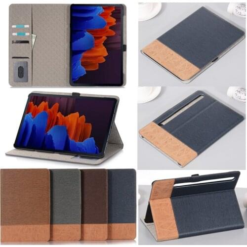 2020 New for Samsung Galaxy Tab S7 Plus 12.4 Case SM-T970 T975 T976 Tablet Book Shell Cover For Tab S7 11 Case SM-T870 SM-T875