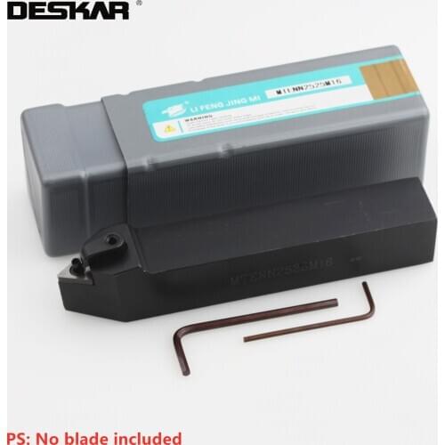 1PC DESKAR MTENN2525M16 MTENN2525M22 CNC Lathe Toolholder Turning Tools Arbor Cutter Bar TNMG Inserts