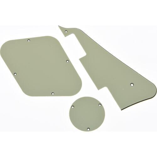 KAISH Aged White LP Pickguard & Back Plate Switch Cavity Covers for LP