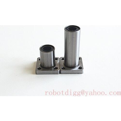 5pcs LMK10LUU Square Flange Type Straight Line Linear Bearings Steel welcome to buy