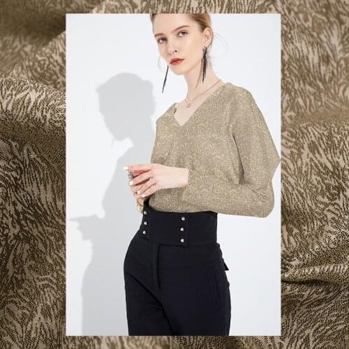 Fashion clothing fabric light luxury jacquard fabric clothing sewing materials curtain fabrics