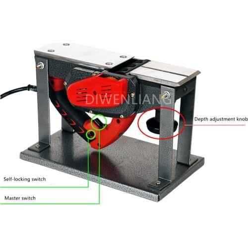 Desktop Flip-Chip Professional Electric Wood Planer Thickness Machine Portable Woodworking Machinery Hand Planer
