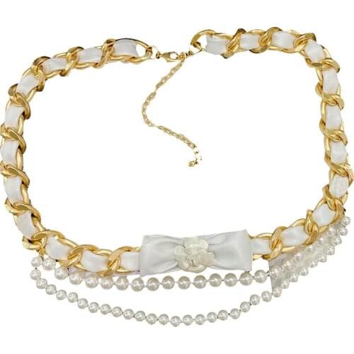 2021 new charei Metal chain waist chain for ladies dress accessories European and American chain belt suit pants belt women