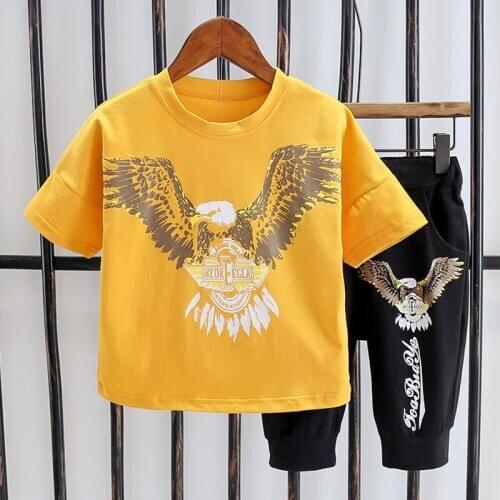 2020 NEW Summer Toddler Kids Baby Boy Clothes Short Sleeve Floral Tops T-shirt+Shorts Pants 2Pcs Gentleman Formal Suit Outfits