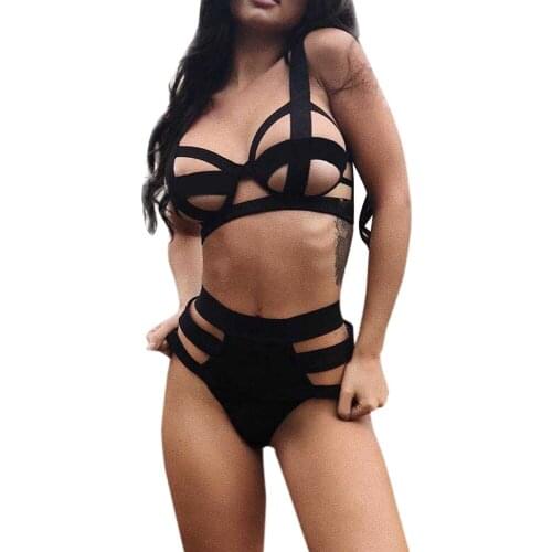 New Women Sexy Lingerie Lace Up Babydoll G-string Thong Underwear Nightwear Temptation Charming Underwear Комплект Нижнего Белья