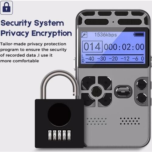 8G Rechargeable LCD Display Digital Audio Sound Voice Recorder 850mAh Capacity Multifunction USB 2.0 Dictaphone