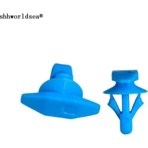 Shhworldsea auto clip fastener blue Door seal for nissan