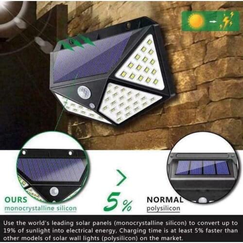 LED Solar Light Outdoor Solar Lamp PIR Motion Sensor Wall Light Waterproof Solar Powered Sunlight For Garden Decoration