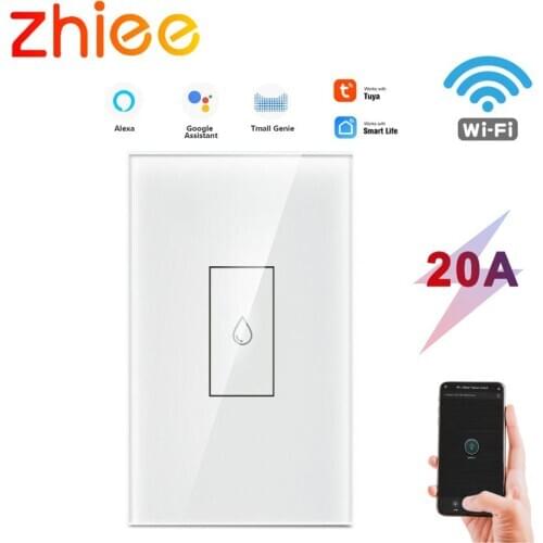 Wifi Boiler Smart Switch Water Heater Switches Voice Remote Control US standard Touch Panel Timer work alexa google home
