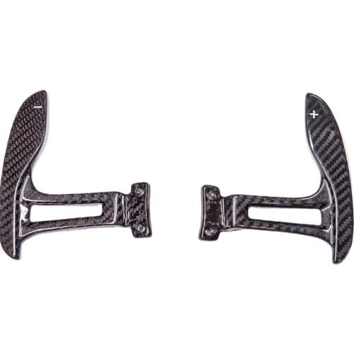 High Quality Carbon Fiber Car Steering Wheel Paddle Shift Extension Bodykit For Maserati Ghibli 2014-2020 Car Accessories