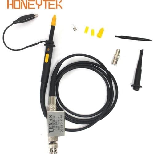 Oscilloscope Probe 250MHz X1/X10 BNC Protective Cap Scope Probe Oscilloscope Accessories