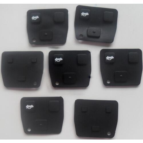 3 Button Rubber Pad For Toyota Camry Prado Remote Key 10PCS/lot