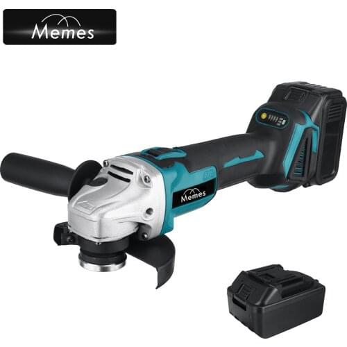 800W 125mm 21V Rechargeable Brushless Electric Cordless Angle Grinder Variable Speed Cutting Machine Polisher Power Tool